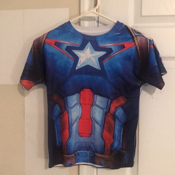 Captain America size 7 t-shirt - Picture 4 of 5